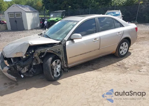 2007 Hyundai Sonata Gls из США, поврежденный, VIN 5NPET46C97H290113